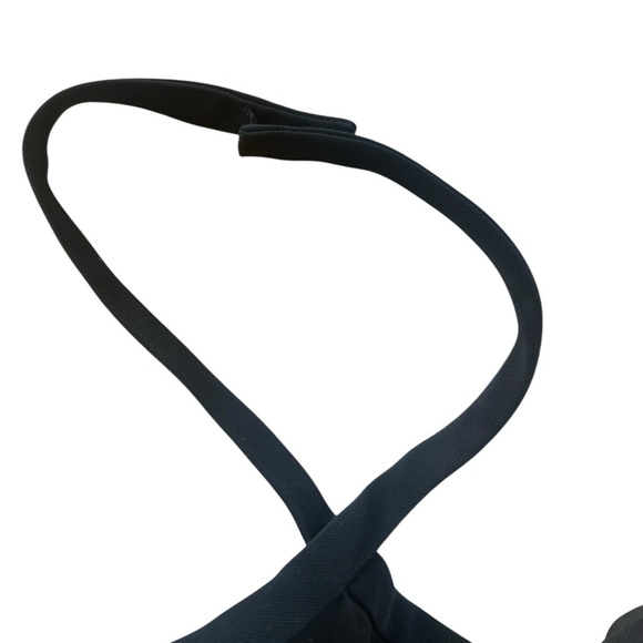 Vintage Adrianna Papell Evening Black Sleek Long Formal Dress Size 6 - Picture 6 of 8